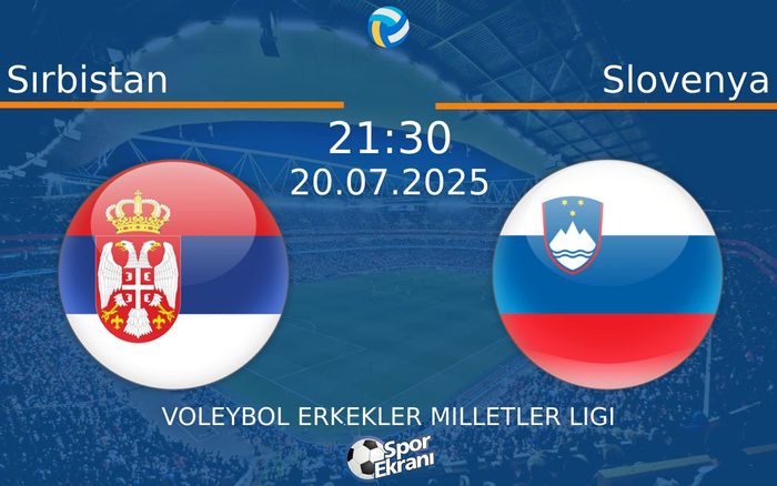 20 Temmuz 2025 Sırbistan vs Slovenya maçı Hangi Kanalda Saat Kaçta Yayınlanacak? 20 Temmuz 2025 Sırbistan vs Slovenya maçı Hangi Kanalda Saat Kaçta Yayınlanacak?