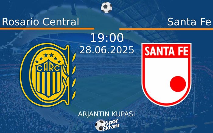 28 Haziran 2025 Rosario Central vs Santa Fe maçı Hangi Kanalda Saat Kaçta Yayınlanacak? 28 Haziran 2025 Rosario Central vs Santa Fe maçı Hangi Kanalda Saat Kaçta Yayınlanacak?
