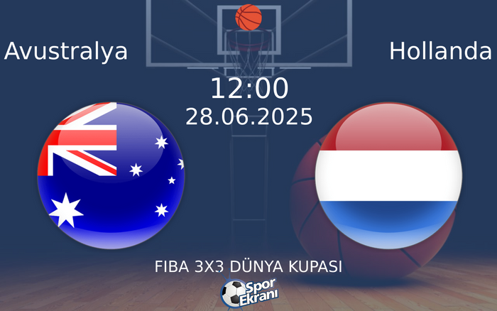 28 Haziran 2025 Avustralya vs Hollanda maçı Hangi Kanalda Saat Kaçta Yayınlanacak? 28 Haziran 2025 Avustralya vs Hollanda maçı Hangi Kanalda Saat Kaçta Yayınlanacak?