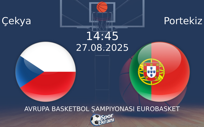 27 Ağustos 2025 Çekya vs Portekiz maçı Hangi Kanalda Saat Kaçta Yayınlanacak? 27 Ağustos 2025 Çekya vs Portekiz maçı Hangi Kanalda Saat Kaçta Yayınlanacak?