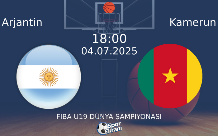 04 Temmuz 2025 Arjantin vs Kamerun maçı Hangi Kanalda Saat Kaçta Yayınlanacak? 04 Temmuz 2025 Arjantin vs Kamerun maçı Hangi Kanalda Saat Kaçta Yayınlanacak?