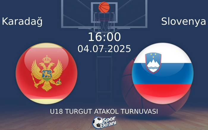 04 Temmuz 2025 Karadağ vs Slovenya maçı Hangi Kanalda Saat Kaçta Yayınlanacak? 04 Temmuz 2025 Karadağ vs Slovenya maçı Hangi Kanalda Saat Kaçta Yayınlanacak?
