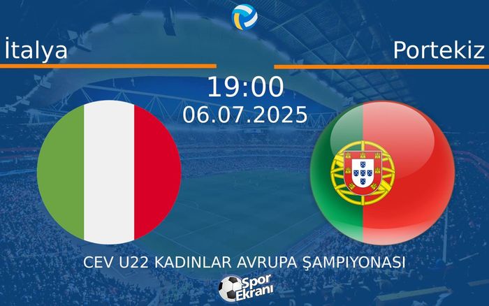 06 Temmuz 2025 İtalya vs Portekiz maçı Hangi Kanalda Saat Kaçta Yayınlanacak? 06 Temmuz 2025 İtalya vs Portekiz maçı Hangi Kanalda Saat Kaçta Yayınlanacak?