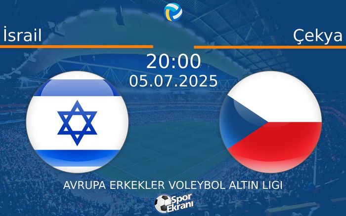 05 Temmuz 2025 İsrail vs Çekya maçı Hangi Kanalda Saat Kaçta Yayınlanacak? 05 Temmuz 2025 İsrail vs Çekya maçı Hangi Kanalda Saat Kaçta Yayınlanacak?