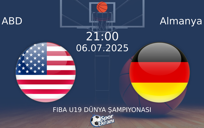06 Temmuz 2025 ABD vs Almanya maçı Hangi Kanalda Saat Kaçta Yayınlanacak? 06 Temmuz 2025 ABD vs Almanya maçı Hangi Kanalda Saat Kaçta Yayınlanacak?