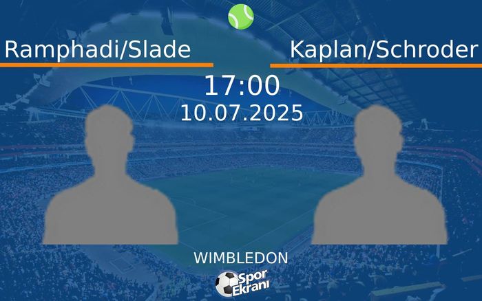10 Temmuz 2025 Ramphadi/Slade vs Kaplan/Schroder maçı Hangi Kanalda Saat Kaçta Yayınlanacak?