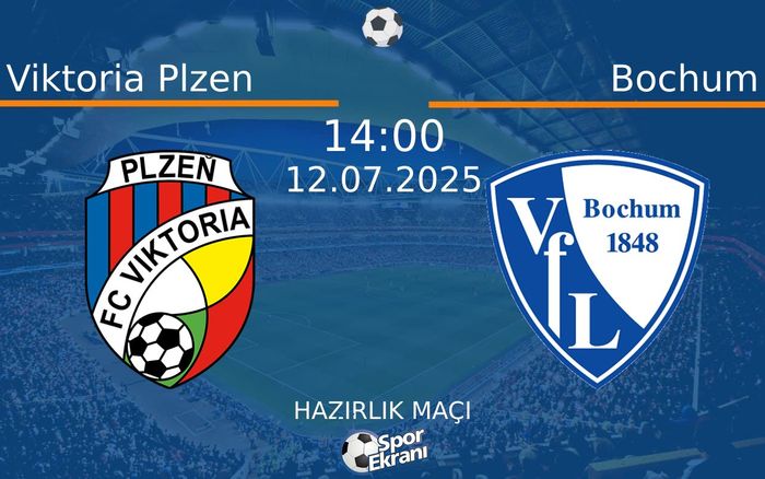 12 Temmuz 2025 Viktoria Plzen vs Bochum maçı Hangi Kanalda Saat Kaçta Yayınlanacak? 12 Temmuz 2025 Viktoria Plzen vs Bochum maçı Hangi Kanalda Saat Kaçta Yayınlanacak?