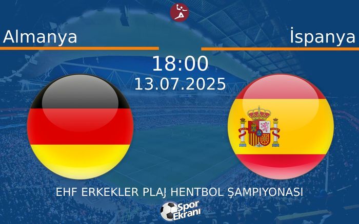 13 Temmuz 2025 Almanya vs İspanya maçı Hangi Kanalda Saat Kaçta Yayınlanacak? 13 Temmuz 2025 Almanya vs İspanya maçı Hangi Kanalda Saat Kaçta Yayınlanacak?