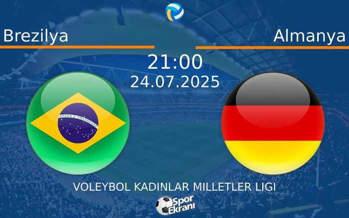 24 Temmuz 2025 Brezilya vs Almanya maçı Hangi Kanalda Saat Kaçta Yayınlanacak? 24 Temmuz 2025 Brezilya vs Almanya maçı Hangi Kanalda Saat Kaçta Yayınlanacak?