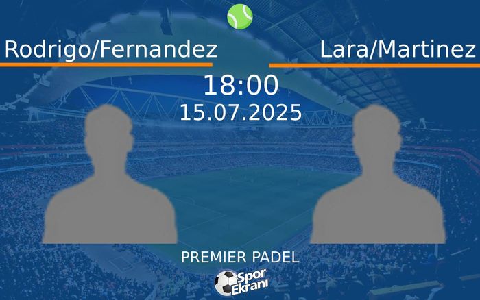 15 Temmuz 2025 Rodrigo/Fernandez vs Lara/Martinez maçı Hangi Kanalda Saat Kaçta Yayınlanacak?