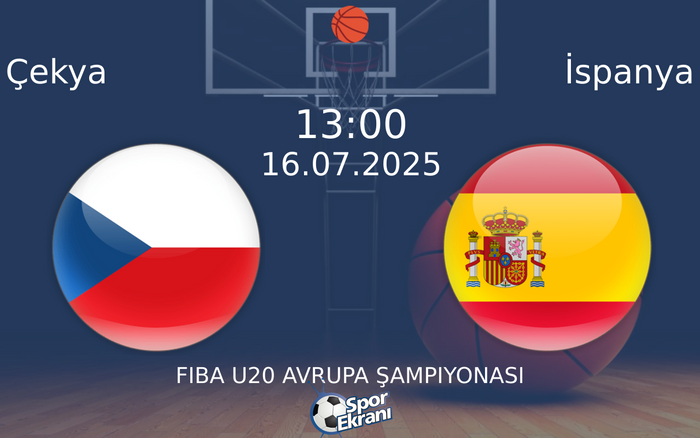 16 Temmuz 2025 Çekya vs İspanya maçı Hangi Kanalda Saat Kaçta Yayınlanacak? 16 Temmuz 2025 Çekya vs İspanya maçı Hangi Kanalda Saat Kaçta Yayınlanacak?