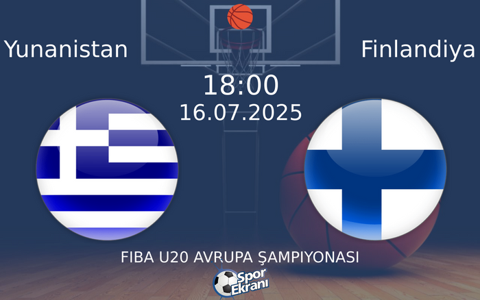 16 Temmuz 2025 Yunanistan vs Finlandiya maçı Hangi Kanalda Saat Kaçta Yayınlanacak? 16 Temmuz 2025 Yunanistan vs Finlandiya maçı Hangi Kanalda Saat Kaçta Yayınlanacak?