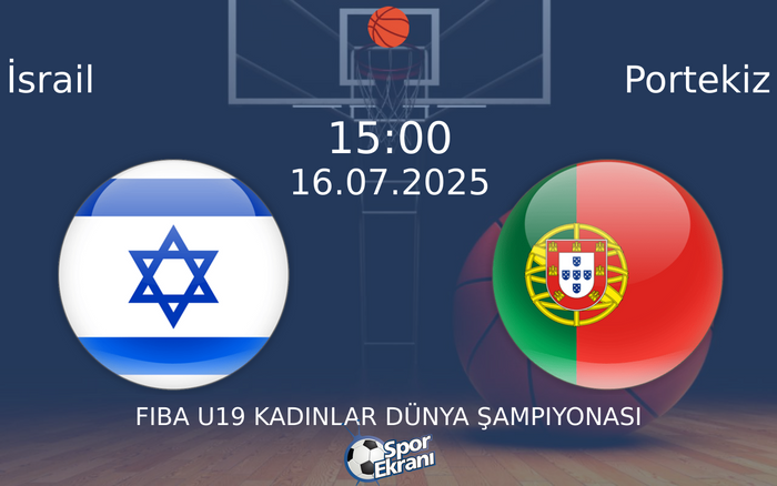 16 Temmuz 2025 İsrail vs Portekiz maçı Hangi Kanalda Saat Kaçta Yayınlanacak? 16 Temmuz 2025 İsrail vs Portekiz maçı Hangi Kanalda Saat Kaçta Yayınlanacak?
