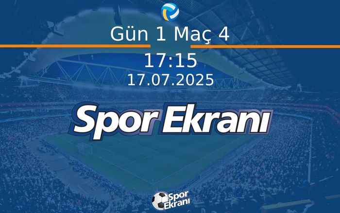 17 Temmuz 2025 CEV Beach Volley Milletler Ligi Kupasi - Gün 1 Maç 4  Hangi Kanalda Saat Kaçta Yayınlanacak?