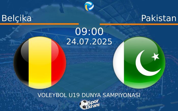 24 Temmuz 2025 Belçika vs Pakistan maçı Hangi Kanalda Saat Kaçta Yayınlanacak? 24 Temmuz 2025 Belçika vs Pakistan maçı Hangi Kanalda Saat Kaçta Yayınlanacak?