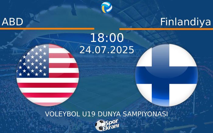 24 Temmuz 2025 ABD vs Finlandiya maçı Hangi Kanalda Saat Kaçta Yayınlanacak? 24 Temmuz 2025 ABD vs Finlandiya maçı Hangi Kanalda Saat Kaçta Yayınlanacak?
