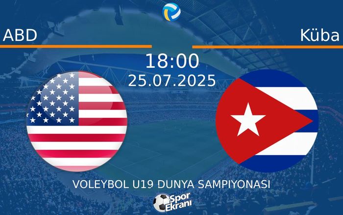 25 Temmuz 2025 ABD vs Küba maçı Hangi Kanalda Saat Kaçta Yayınlanacak?