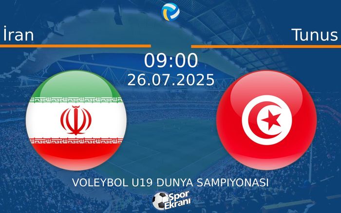 26 Temmuz 2025 İran vs Tunus maçı Hangi Kanalda Saat Kaçta Yayınlanacak? 26 Temmuz 2025 İran vs Tunus maçı Hangi Kanalda Saat Kaçta Yayınlanacak?