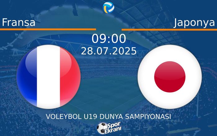 28 Temmuz 2025 Fransa vs Japonya maçı Hangi Kanalda Saat Kaçta Yayınlanacak?