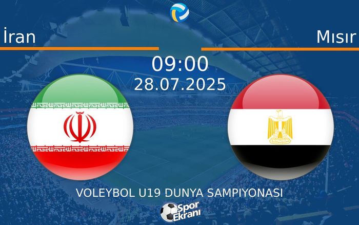 28 Temmuz 2025 İran vs Mısır maçı Hangi Kanalda Saat Kaçta Yayınlanacak? 28 Temmuz 2025 İran vs Mısır maçı Hangi Kanalda Saat Kaçta Yayınlanacak?