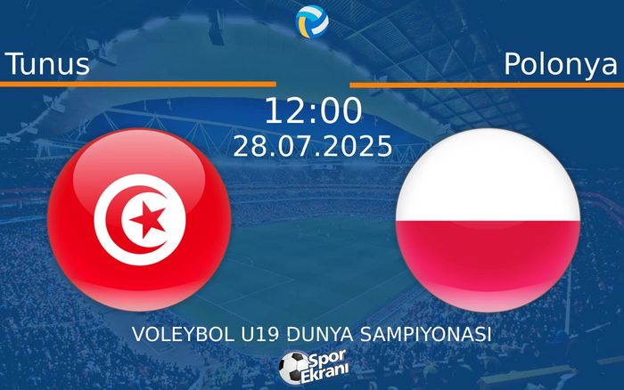 28 Temmuz 2025 Tunus vs Polonya maçı Hangi Kanalda Saat Kaçta Yayınlanacak?