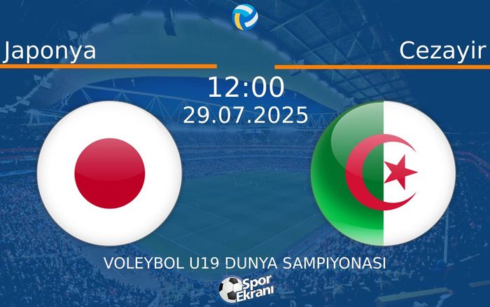 29 Temmuz 2025 Japonya vs Cezayir maçı Hangi Kanalda Saat Kaçta Yayınlanacak? 29 Temmuz 2025 Japonya vs Cezayir maçı Hangi Kanalda Saat Kaçta Yayınlanacak?