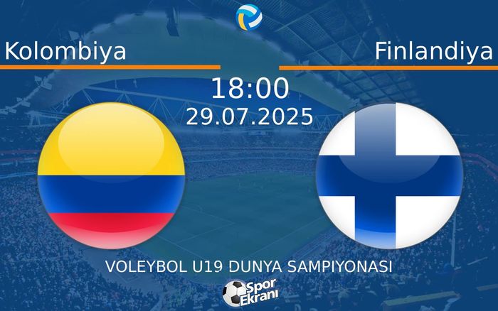 29 Temmuz 2025 Kolombiya vs Finlandiya maçı Hangi Kanalda Saat Kaçta Yayınlanacak? 29 Temmuz 2025 Kolombiya vs Finlandiya maçı Hangi Kanalda Saat Kaçta Yayınlanacak?