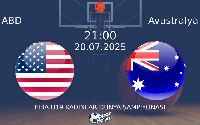 20 Temmuz 2025 ABD vs Avustralya maçı Hangi Kanalda Saat Kaçta Yayınlanacak?