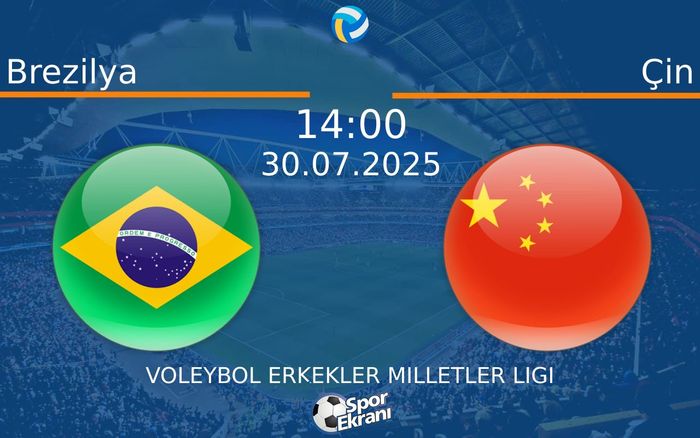 30 Temmuz 2025 Brezilya vs Çin maçı Hangi Kanalda Saat Kaçta Yayınlanacak? 30 Temmuz 2025 Brezilya vs Çin maçı Hangi Kanalda Saat Kaçta Yayınlanacak?