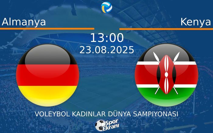 23 Ağustos 2025 Almanya vs Kenya maçı Hangi Kanalda Saat Kaçta Yayınlanacak?