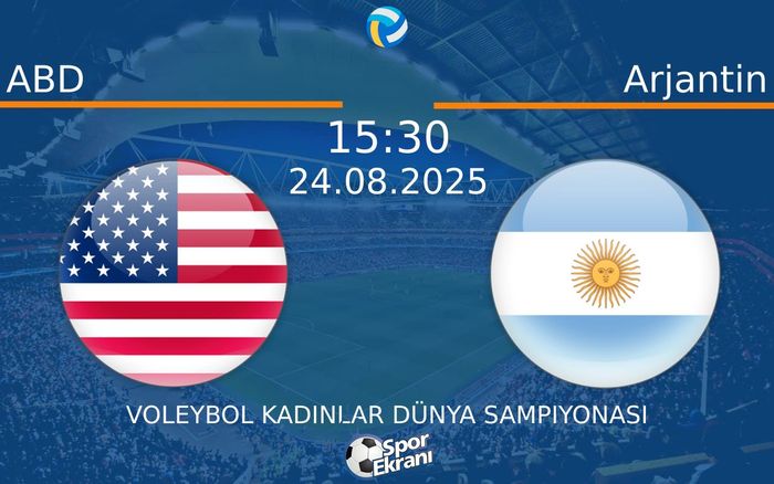 24 Ağustos 2025 ABD vs Arjantin maçı Hangi Kanalda Saat Kaçta Yayınlanacak? 24 Ağustos 2025 ABD vs Arjantin maçı Hangi Kanalda Saat Kaçta Yayınlanacak?