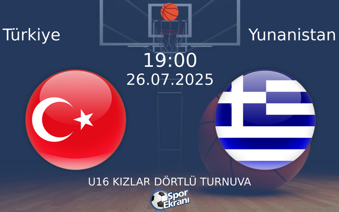 26 Temmuz 2025 Türkiye vs Yunanistan maçı Hangi Kanalda Saat Kaçta Yayınlanacak?