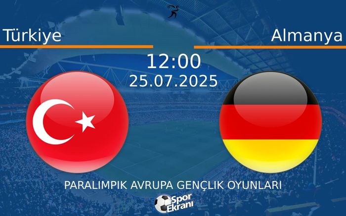 25 Temmuz 2025 Türkiye vs Almanya maçı Hangi Kanalda Saat Kaçta Yayınlanacak?