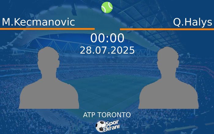 28 Temmuz 2025 M.Kecmanovic vs Q.Halys maçı Hangi Kanalda Saat Kaçta Yayınlanacak?