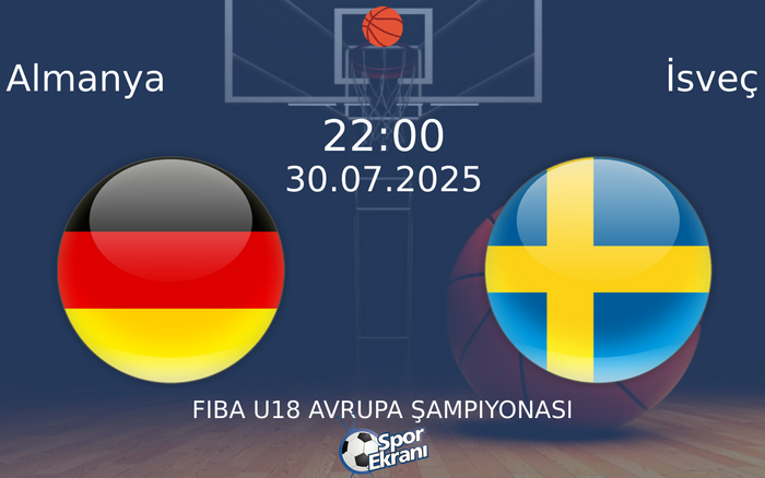 30 Temmuz 2025 Almanya vs İsveç maçı Hangi Kanalda Saat Kaçta Yayınlanacak? 30 Temmuz 2025 Almanya vs İsveç maçı Hangi Kanalda Saat Kaçta Yayınlanacak?
