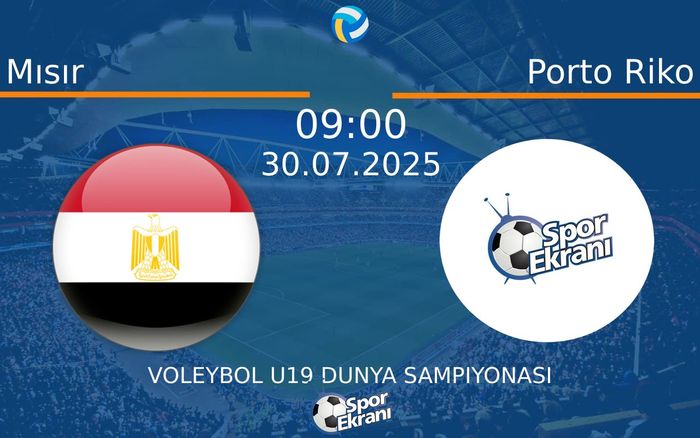 30 Temmuz 2025 Mısır vs Porto Riko maçı Hangi Kanalda Saat Kaçta Yayınlanacak?