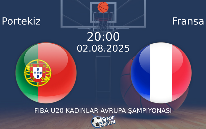 02 Ağustos 2025 Portekiz vs Fransa maçı Hangi Kanalda Saat Kaçta Yayınlanacak? 02 Ağustos 2025 Portekiz vs Fransa maçı Hangi Kanalda Saat Kaçta Yayınlanacak?