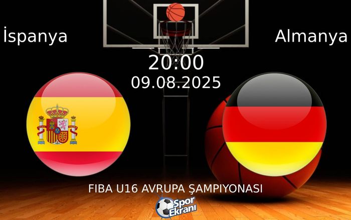 09 Ağustos 2025 İspanya vs Almanya maçı Hangi Kanalda Saat Kaçta Yayınlanacak? 09 Ağustos 2025 İspanya vs Almanya maçı Hangi Kanalda Saat Kaçta Yayınlanacak?