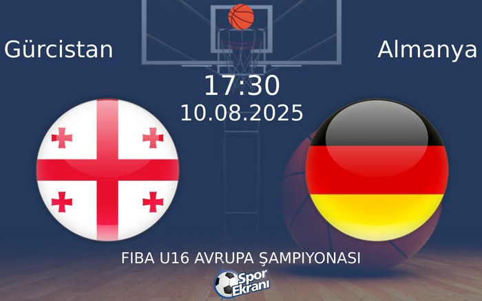 10 Ağustos 2025 Gürcistan vs Almanya maçı Hangi Kanalda Saat Kaçta Yayınlanacak?