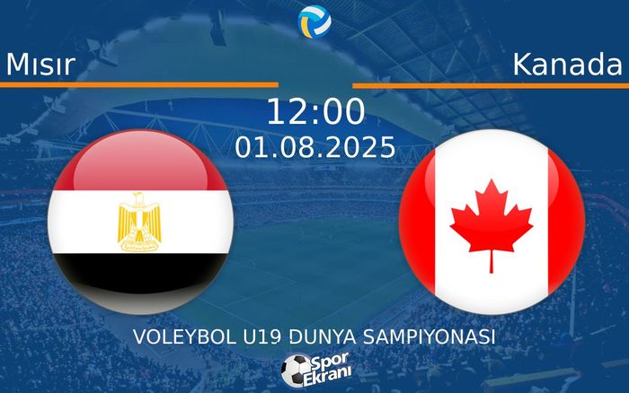 01 Ağustos 2025 Mısır vs Kanada maçı Hangi Kanalda Saat Kaçta Yayınlanacak? 01 Ağustos 2025 Mısır vs Kanada maçı Hangi Kanalda Saat Kaçta Yayınlanacak?