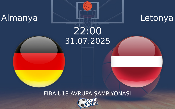 31 Temmuz 2025 Almanya vs Letonya maçı Hangi Kanalda Saat Kaçta Yayınlanacak? 31 Temmuz 2025 Almanya vs Letonya maçı Hangi Kanalda Saat Kaçta Yayınlanacak?