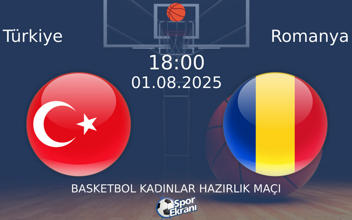 01 Ağustos 2025 Türkiye vs Romanya maçı Hangi Kanalda Saat Kaçta Yayınlanacak? 01 Ağustos 2025 Türkiye vs Romanya maçı Hangi Kanalda Saat Kaçta Yayınlanacak?