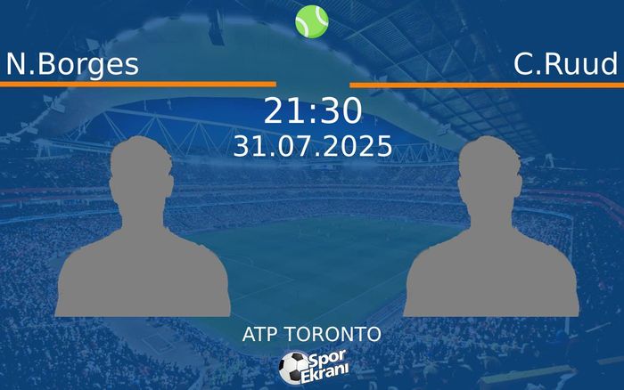 31 Temmuz 2025 N.Borges vs C.Ruud maçı Hangi Kanalda Saat Kaçta Yayınlanacak?