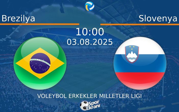03 Ağustos 2025 Brezilya vs Slovenya maçı Hangi Kanalda Saat Kaçta Yayınlanacak? 03 Ağustos 2025 Brezilya vs Slovenya maçı Hangi Kanalda Saat Kaçta Yayınlanacak?