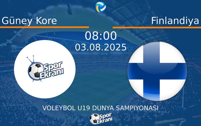 03 Ağustos 2025 Güney Kore vs Finlandiya maçı Hangi Kanalda Saat Kaçta Yayınlanacak?