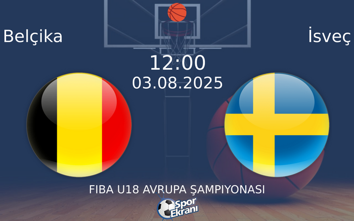 03 Ağustos 2025 Belçika vs İsveç maçı Hangi Kanalda Saat Kaçta Yayınlanacak? 03 Ağustos 2025 Belçika vs İsveç maçı Hangi Kanalda Saat Kaçta Yayınlanacak?