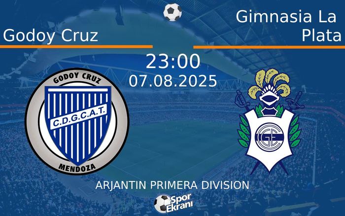07 Ağustos 2025 Godoy Cruz vs Gimnasia La Plata maçı Hangi Kanalda Saat Kaçta Yayınlanacak? 07 Ağustos 2025 Godoy Cruz vs Gimnasia La Plata maçı Hangi Kanalda Saat Kaçta Yayınlanacak?