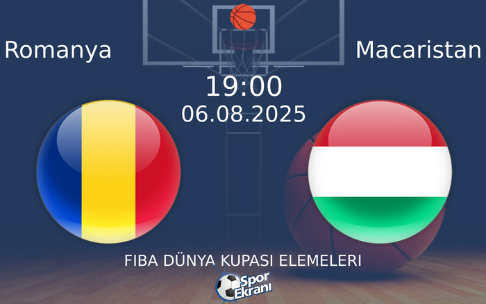 06 Ağustos 2025 Romanya vs Macaristan maçı Hangi Kanalda Saat Kaçta Yayınlanacak?