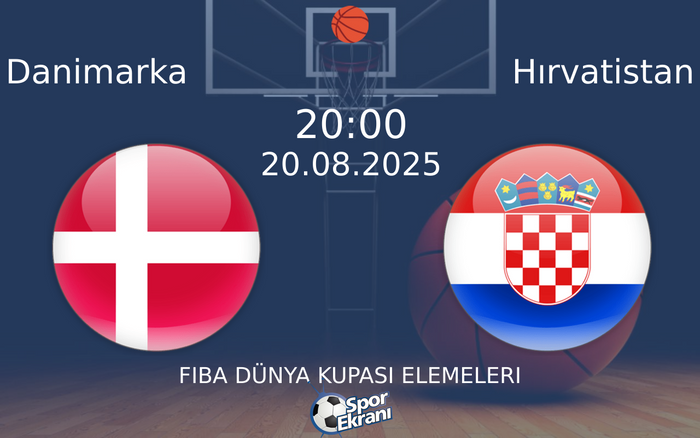 20 Ağustos 2025 Danimarka vs Hırvatistan maçı Hangi Kanalda Saat Kaçta Yayınlanacak?