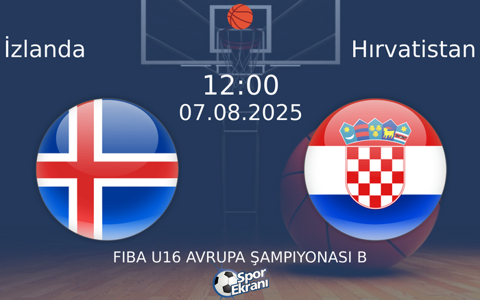 07 Ağustos 2025 İzlanda vs Hırvatistan maçı Hangi Kanalda Saat Kaçta Yayınlanacak? 07 Ağustos 2025 İzlanda vs Hırvatistan maçı Hangi Kanalda Saat Kaçta Yayınlanacak?